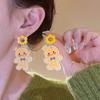 Christmas earrings women, niche creative design stud earrings new earrings high-end versatile earrings