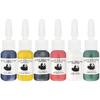 Panda Tattoo Ink Set: 6, 4, and 20 Color Options for Practice and Design.