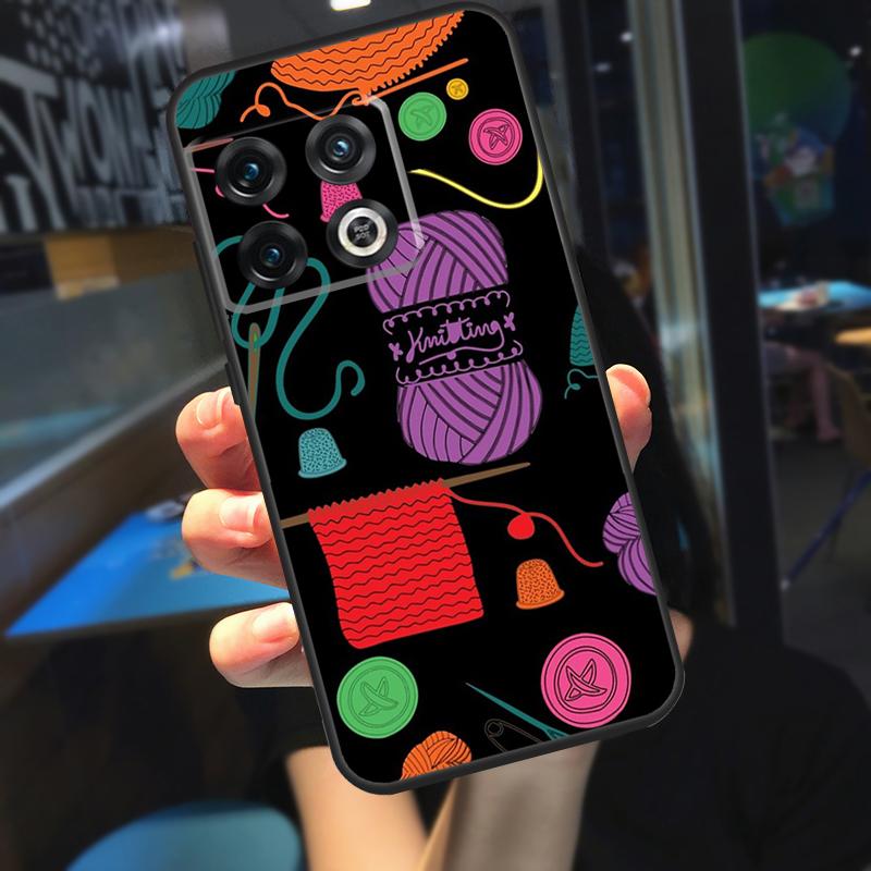 Sewing Scissors Funda For OnePlus 13R 13 12 R 11 9 10 Pro 8T 9RT 10T OnePlus Nord CE 4 2 3 Lite N20 N30 Case