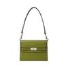 Lee Radziwill Adjustable and Detachable Shoulder Strap Calfskin Crossbody Shoulder Bag Women's Dark Matcha 161494-300