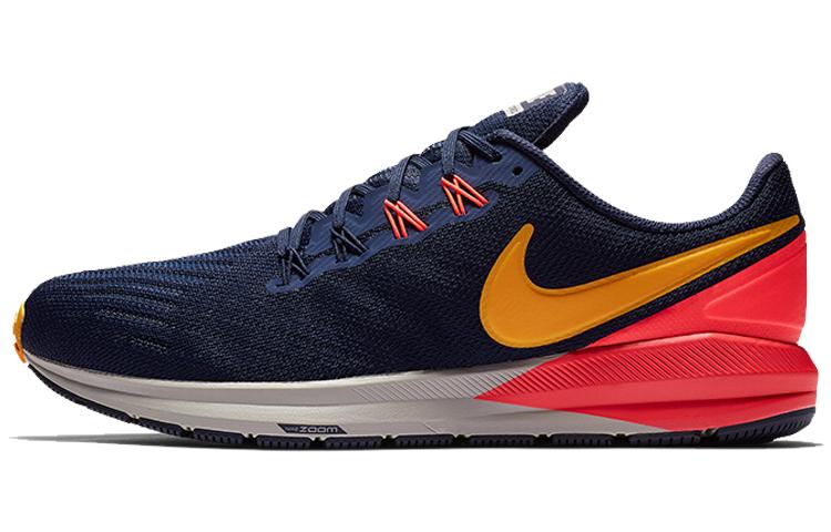 Nike Air Zoom Structure 22  Blackened Blue Orange Peel  AA1636-400 42.5