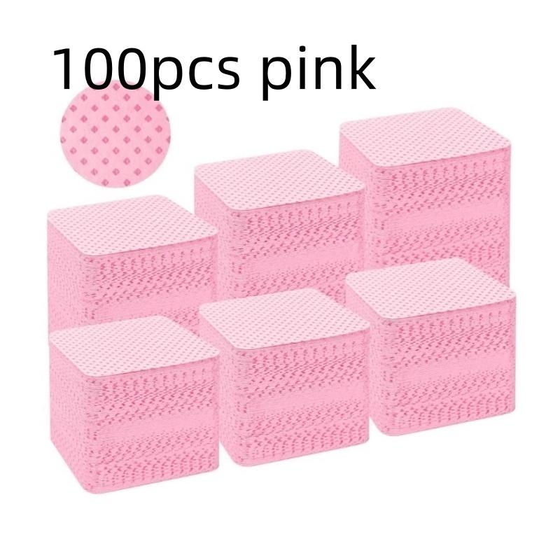 Heart Shape Lint Free Nail Wipes Nail Polish Remover Cotton Pads for UV Gel Makeup Cleaning