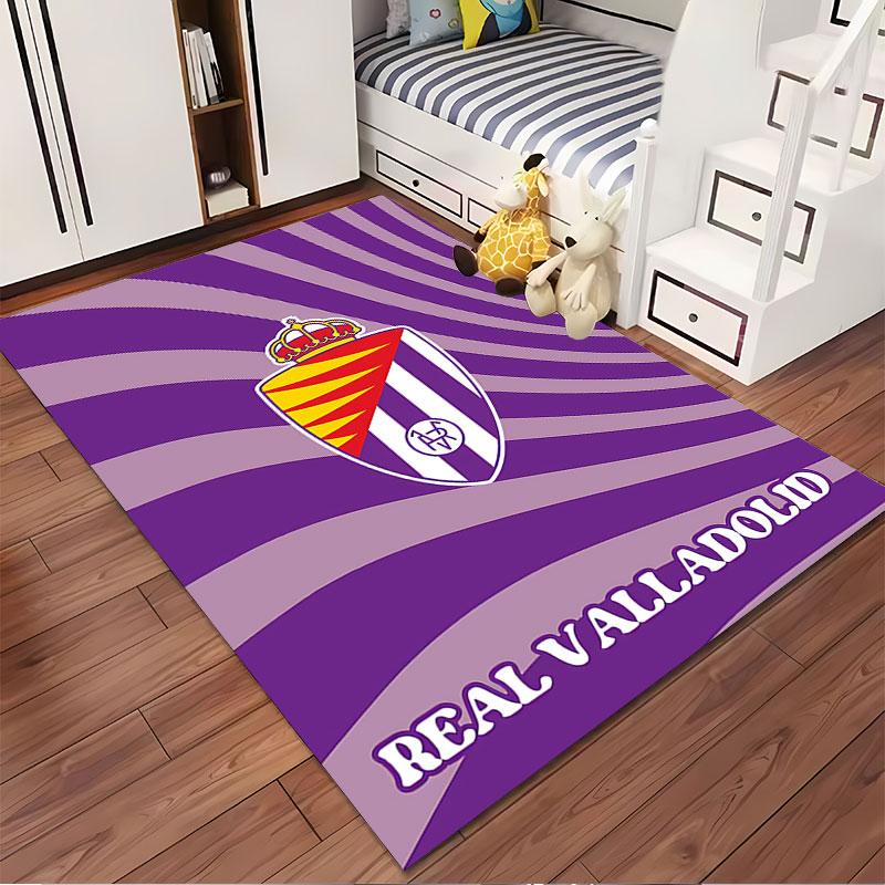 Real Valladolid Logo Carpet suitable as a non-slip mat for the living room or bedroom sofa