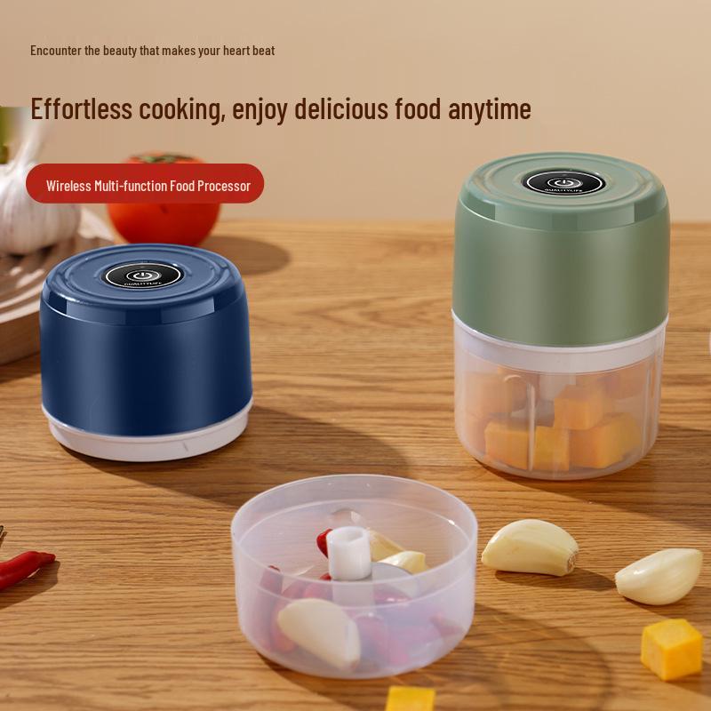 Premium Electric Garlic Masher & Grinder - Automatic Garlic Paste Maker & Food Processor