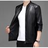 2024 Men's Slim Fit Casual PU Leather Jacket - Trendy Spring/Autumn Fashion