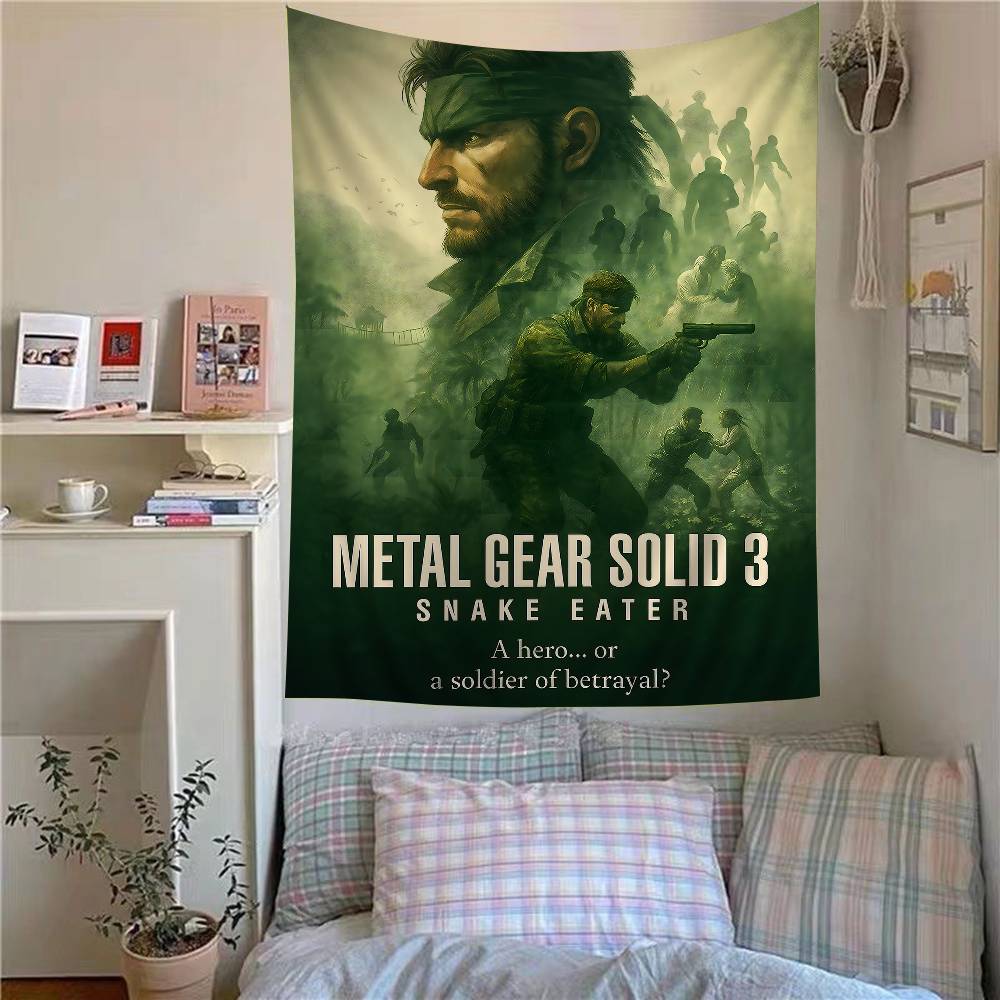 Metal Gear Solid MGS Hanging Bohemian Tapestry Bohemian Wall Tapestries Mandala Cheap Hippie Wall Hanging