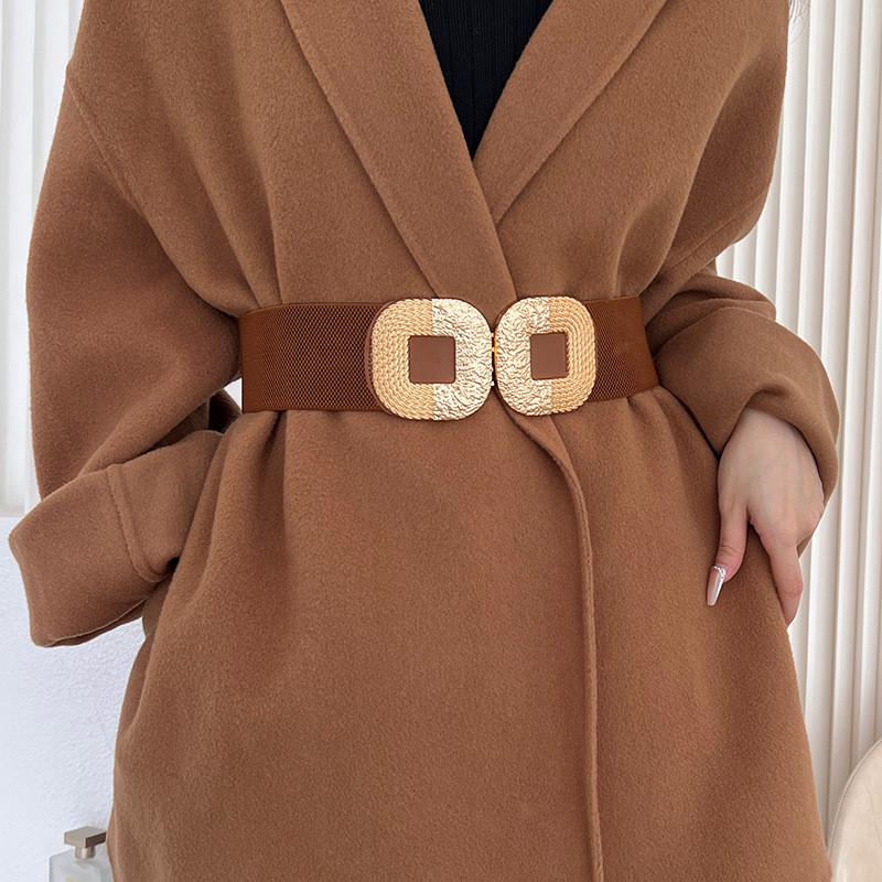 Highquality Womens Faux Leather Wide Waist Belt For Trendy Outfits Summer