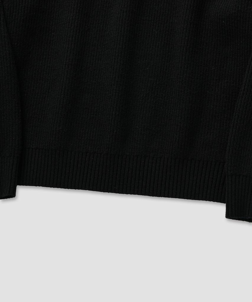 Pilpeu Classic Roll-Neck Knit 31(Black)