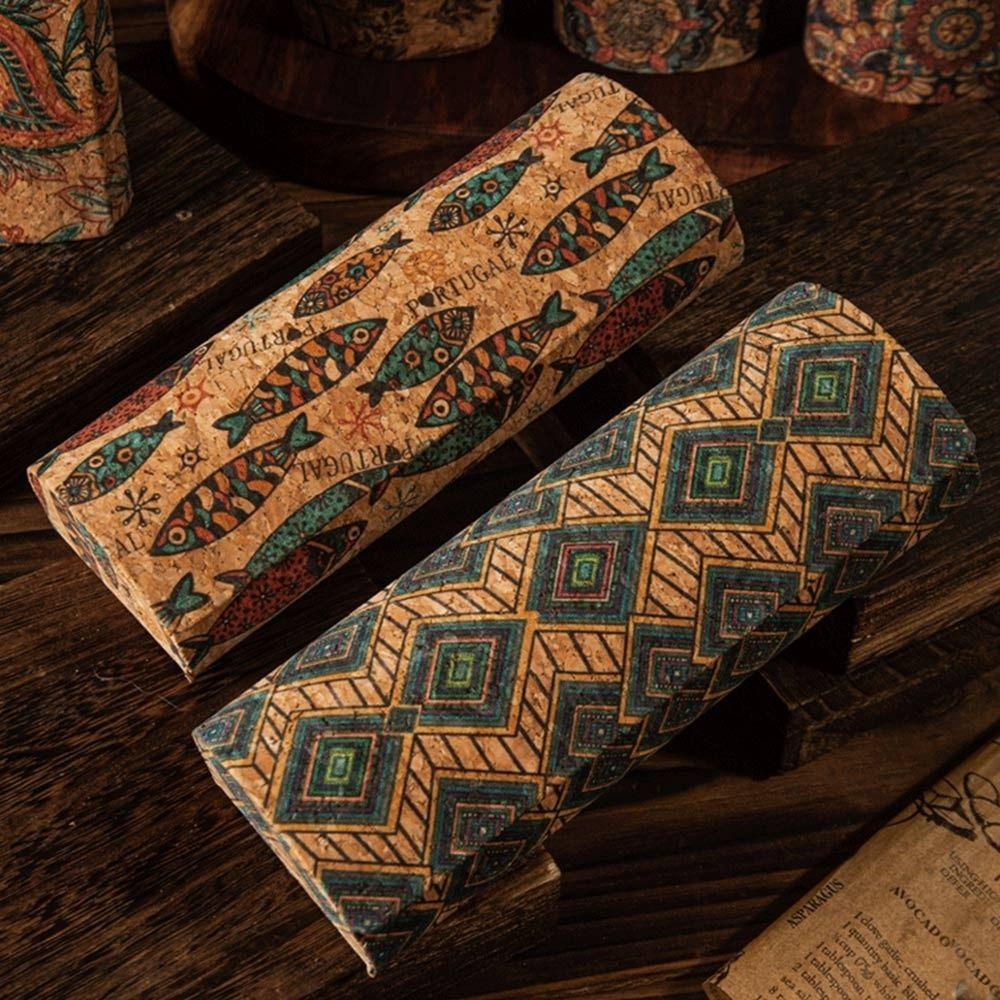 Exotic Pattern Glasses Box Hard Shell Sunglasses Storage Box Vintage Spectacle Case  Women