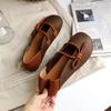 Fashion Shoes for Women Slip On Women's Flats Outdoor Casual Flats Women Shallow Round Toe Lace Up Soft Bottom Ladies Shoes