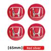 4pcs 3D 56mm 60mm 65mm Car Wheel Hub Centre Cap For Honda Badge Emblem Hub Center Cover Car Logo Sticker Car Styling Accessories ahn256