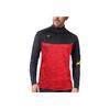 Mizuno Åndbar Pullover Stå krave Afslappet Sweatshirt Mænd sweatshirt Rød Sort P2CC19Z194