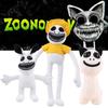Zoonomaly Peluche Gardien de Zoo Parc Animalier Exceptionnel Poupée en Peluche Courte Personnage de Dessin Animé Autre Coton PP Personnalisé Blanc Jaune 48*7*40cm
