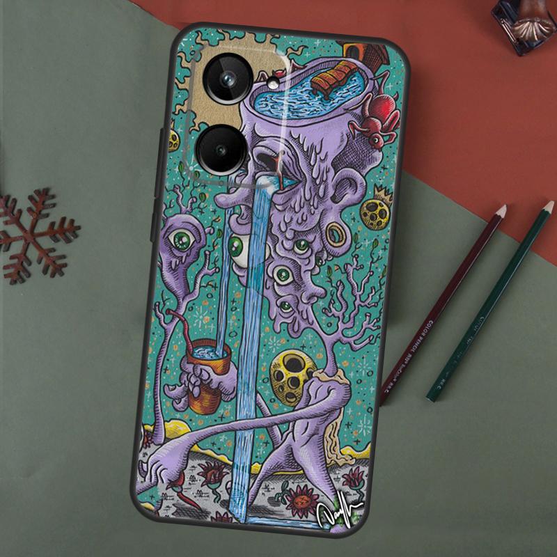 Hands with eyes Case For Realme 15 Pro GT7 GT6 C65 C67 C61 C53 C55 C51 C35 C63 C71 C75 11 12 13 14 Pro Plus