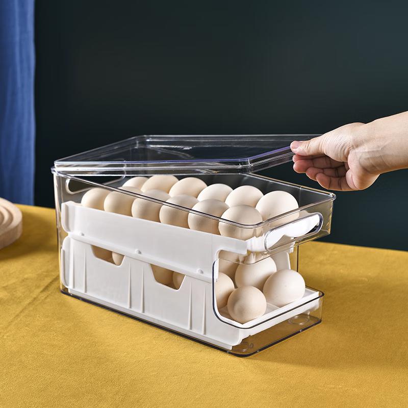 Zhi Shi Suo Ma Double-Layer Automatic Rolling Egg Dispenser