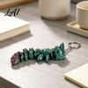 3D Printed Fox Keychain Articulated Keychain Flexible Joint Animal Pendant with Metal Fun Desk Decoration Key Ring Creative Figurine Toy Bag Charm