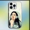 Custodia per Telefono Cantante Michael J-Jackson Per iPhone 16,15,14,13,12,11,Mini,Pro,SE,MAX Bianca Opaca Cover Antiurto