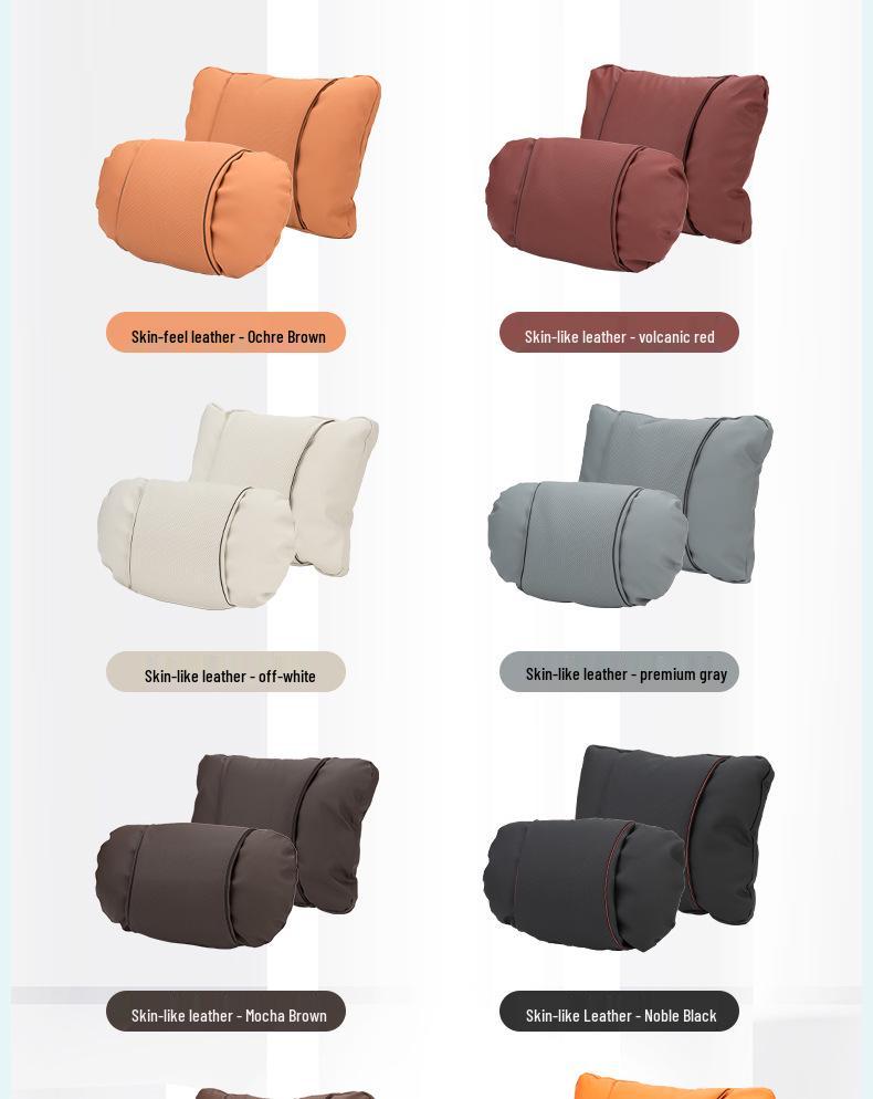 Mercedes-Benz Neck & Lumbar Support Pillow for C-Class, GLC, S-Class, A-Class, GLE, V-Class, EQ