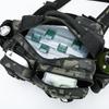 Men's Large Capacity Crossbody Fishing Tackle Bag - Multifunctional Chest Bag for Outdoor Use