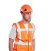 Casque de chantier monteur endurance portwest - orange