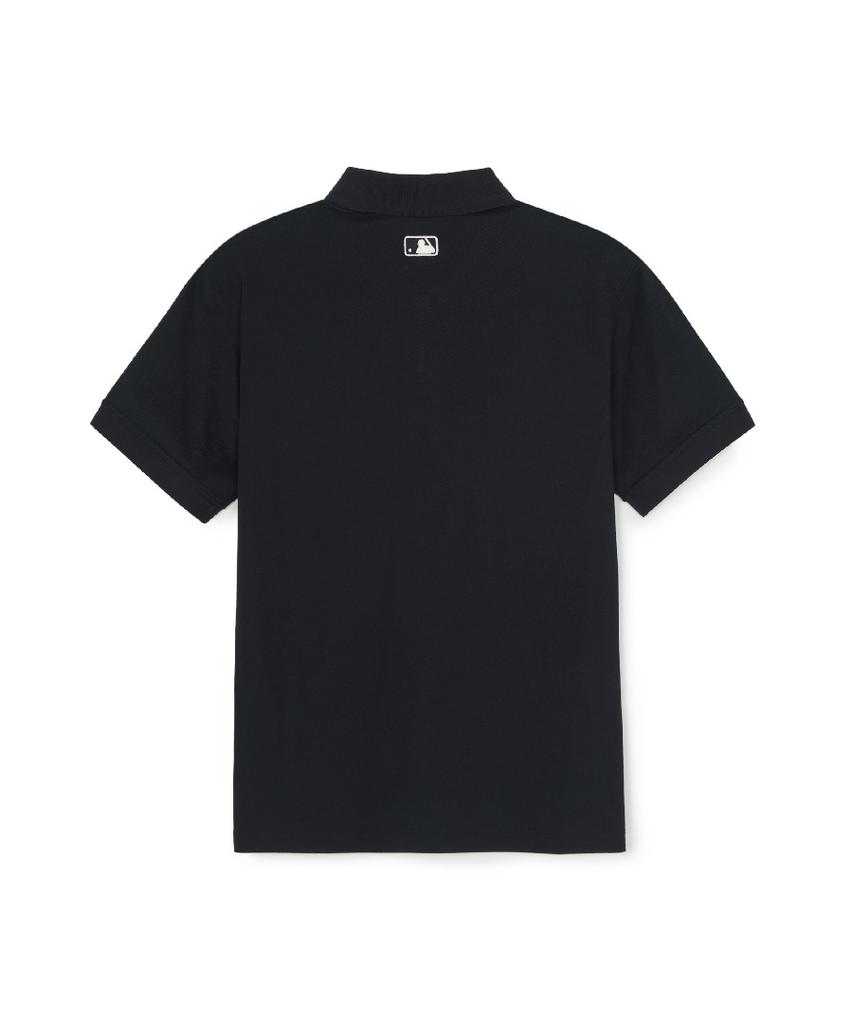 Emelbi Basic Comfortable Fit Collared T-Shirt Ny (Black)
