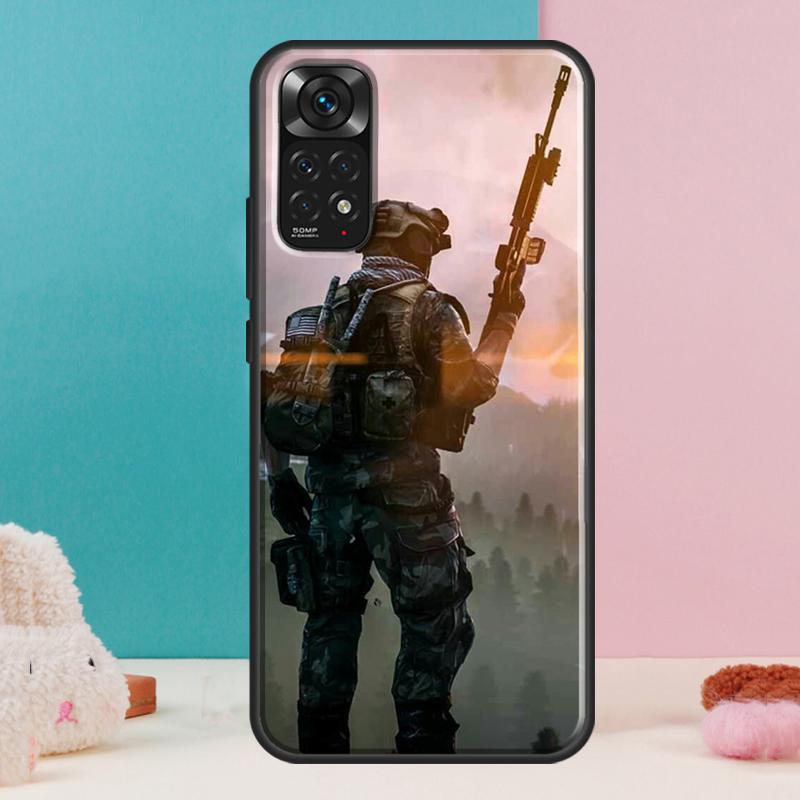 Tactical Swat Gear Pattern Case For Xiaomi Redmi Note 14 12 11 9 10 13 Pro 9S 10S 11S 12S Redmi 13C 10C 12C 14C Cover