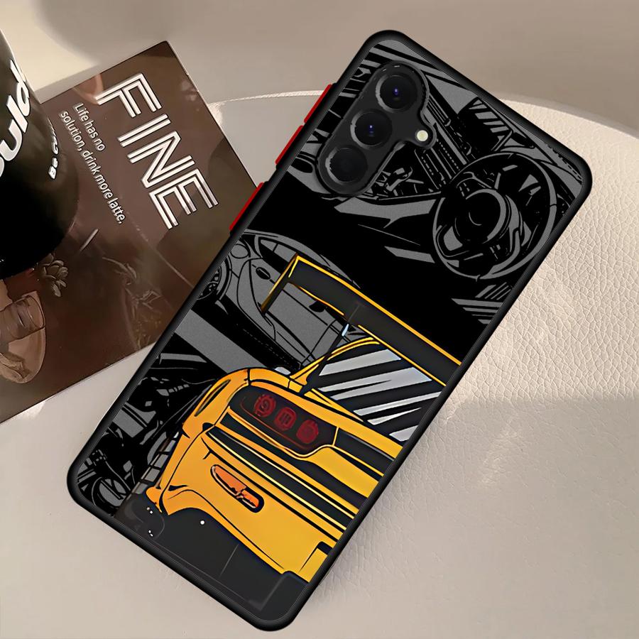 Japan Sports Cars Phone Case for Samsung Galaxy A32 A73 A36 A31 A56 A72 A23 A52 A71 A21 A22 A25 A26 Soft Cover