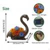 Garden Solar Statue LED Lights Lawn Ornament Home Decor Nightlight Landscape Outdoor Flamingo