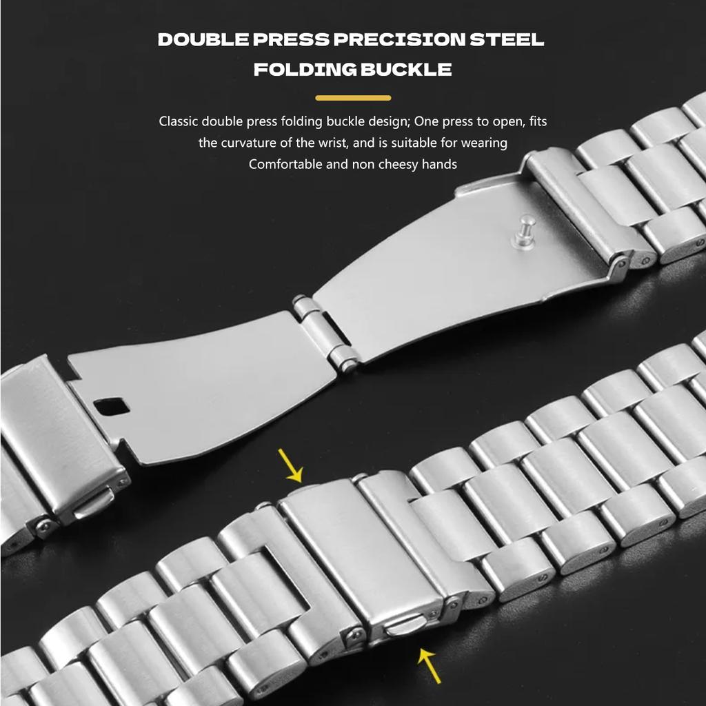 No Gaps Stainless Steel Band for Samsung Galaxy Watch 7 6 5 4 40mm 44mm 5Pro 45mm Metal Bracelet for 6Classic 43/47mm Wristband