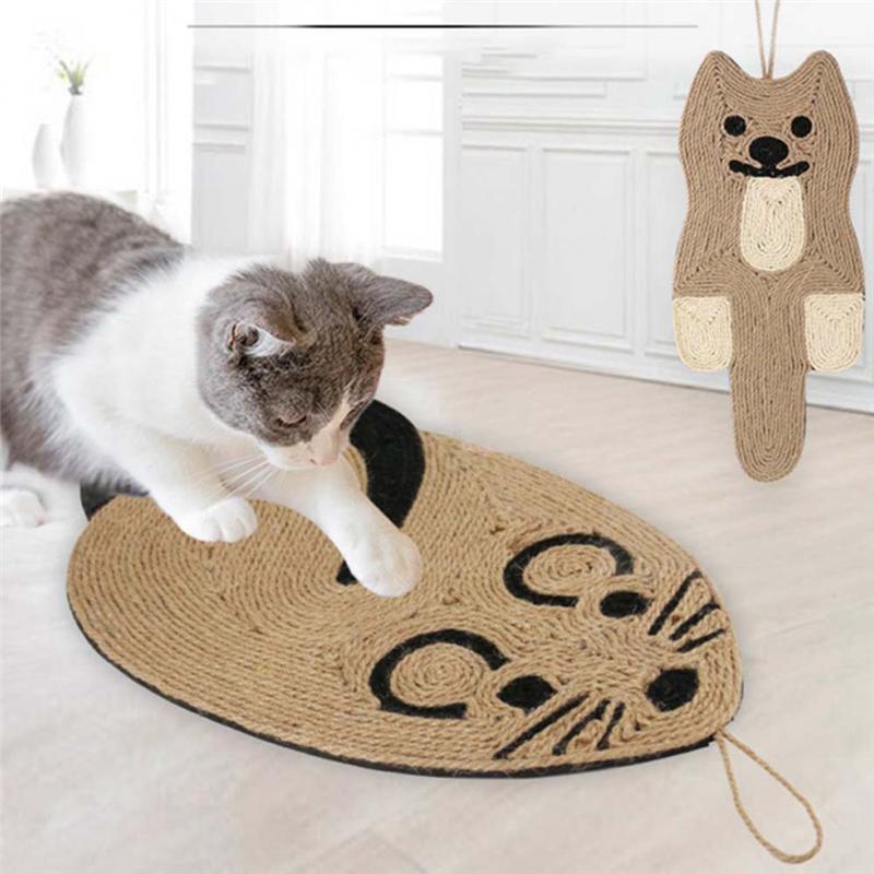 T02C!Cat Scratch Board Scratching Post Mat Toy For Tower Climbing Tree Pad Cooling Litter Mat Scratching Posts