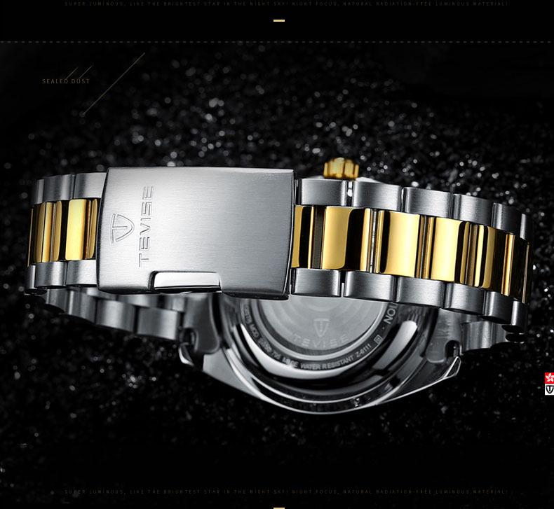 Duke of Lorraine Skeleton Mechanical Watch: Multi-Function, Luminous, Waterproof, Casual Business Steel Band