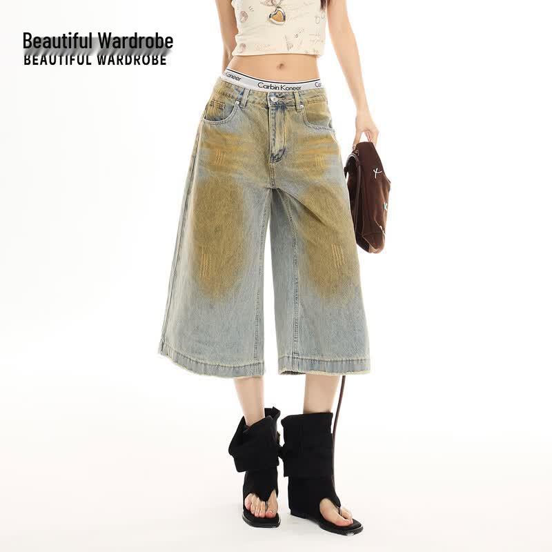 Beautiful Wardrobe Women s High-Waist Loose Fit Crop Jeans XL фото