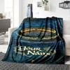 Lord Rings Personalized Text Blanket Multi-purpose Personalized Blanket Warmthful Decor Perfect for Nap Living Room Couch Office for All Occasions