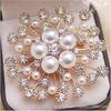Diamond Butterfly Versatile Simple Brooch Flower Anti-light Pin Clothing Accessories Corsage