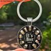 Beer Time Keychain Zinc Alloy Pendant Gift For Beer Lovers And Party Enthusiasts