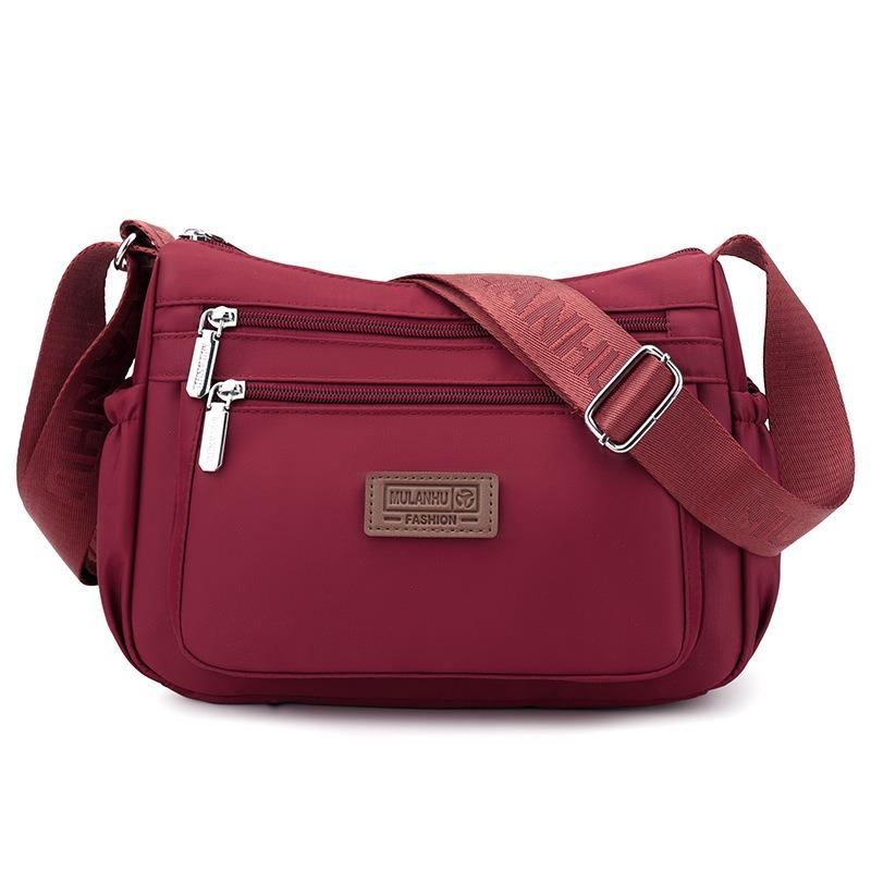 Mu Lanhu Casual Bag Spring New Lightweight Messenger Bag Trendy Multi-pocket Shoulder Nylon Women's Bag