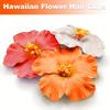 1pc Hibiscus Flower Hair Clip - Hawaiian Style Tropical Floral Hair Accessories for Women, Dance Party & Vacation Hair Clips, Durable Hairpin