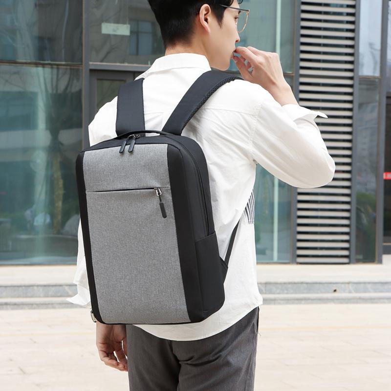 Schoolbag casual large capacity trend personality foreign style new men niche design backpack business trend simple backpack