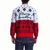 Men's And Women's Casual Christmas Printed Knitted Sweater, Loose Pullover Round Neck Warm Sweater