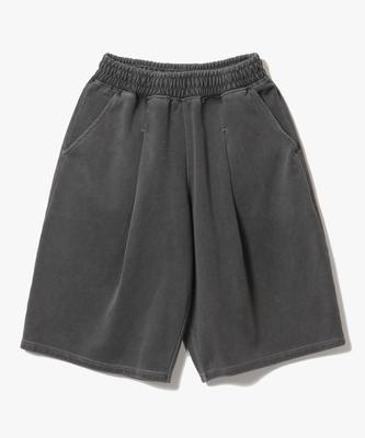 XERO Deep One Tuck Pigment Sweat Shorts [Charcoal]