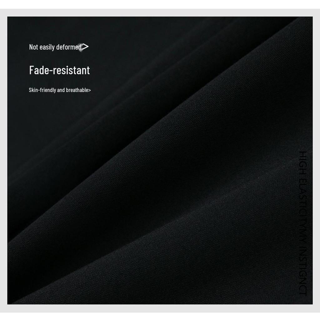 Spring/Autumn Women's High Waist Bell Bottom Knit Pants - Black, Plus Size, Slimming, Fashionable, Loose Fit