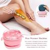 Portable Silicone Wax Warmer 400ML Foldable Wax Heater Hair Removal Wax Machine SPA Body Epilator Paraffin Wax Pot for Travel