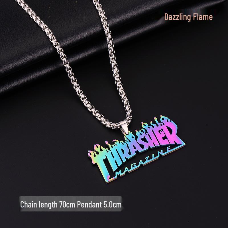 Trendy Men's Clavicle Necklace: Versatile, High-End, Simple Hip Hop Jewelry