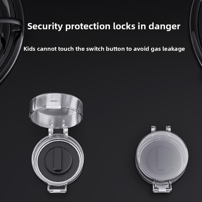 2pcs High Temperature Resistant Gas Stove Switch Protective Cover for Kitchen