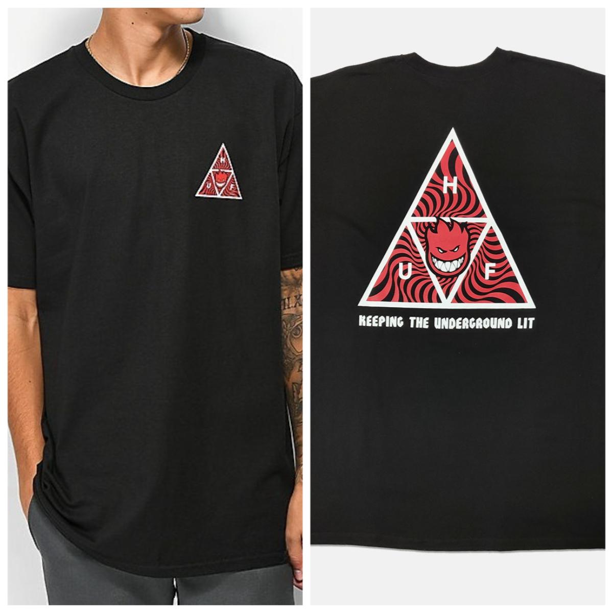 

Футболка Spitfire Triple Triangle в стиле хип-хоп, для скейтборда, свободная, с круглым вырезом, модная, мужская и женская, с коротким рукавом, универсальная 3XL