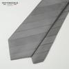 [New Yorker Blue] Solid (plain) Patterned Tie NB917348 Gray