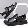 Mode Neue Herren Sommer Flats Sandalen mit offenen Zehen Outdoor Atmungsaktiv Lässig Sandalias Rutschfest Strandschuhe Schnelltrocknend Herren Wading Aqua Schuhe
