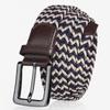 Men's Elastic Belt Canvas Casual Fashion Stretch Braided Working Belt High Quality Elastic for Pants Jeans Trouser Male Straps