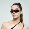 Lunettes de soleil Y2K argentées pour hommes, lunettes de soleil de sport pour cyclisme en extérieur, pour femmes, lunettes de soleil vintage, tendance, punk, esthétique des années 2000