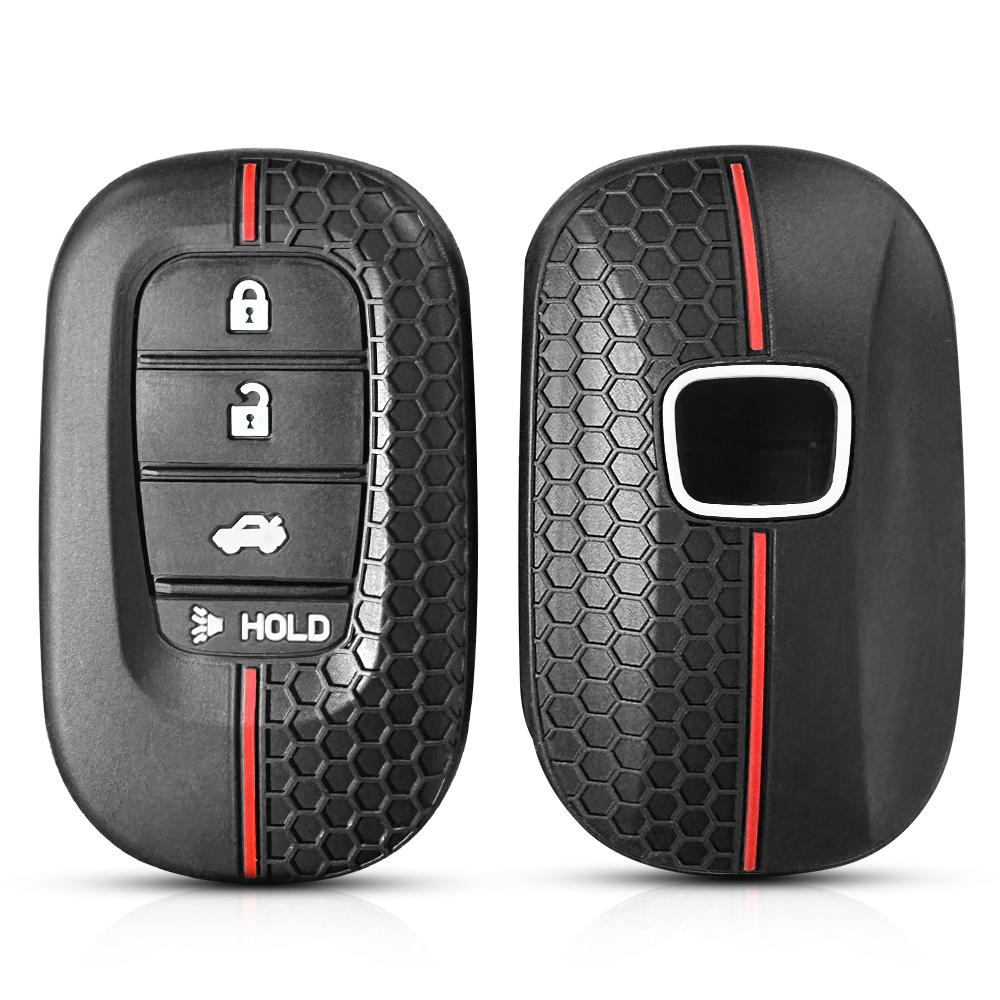 

Для Honda Civic Accord Freed City HRV CRV Civic 11th Gen 2021 2022 2023 силиконовый чехол для автомобильного ключа брелок чехол для ключа